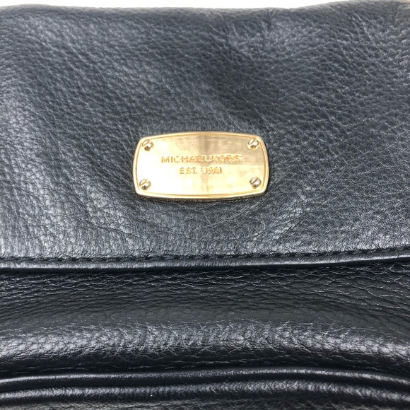 Michael by Michael Kors Black Leather Purse - Picture 6 of 15